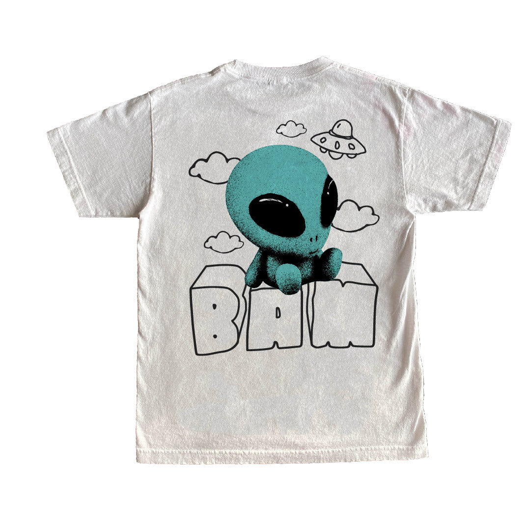 Baby Alien Menace T-shirt (White)