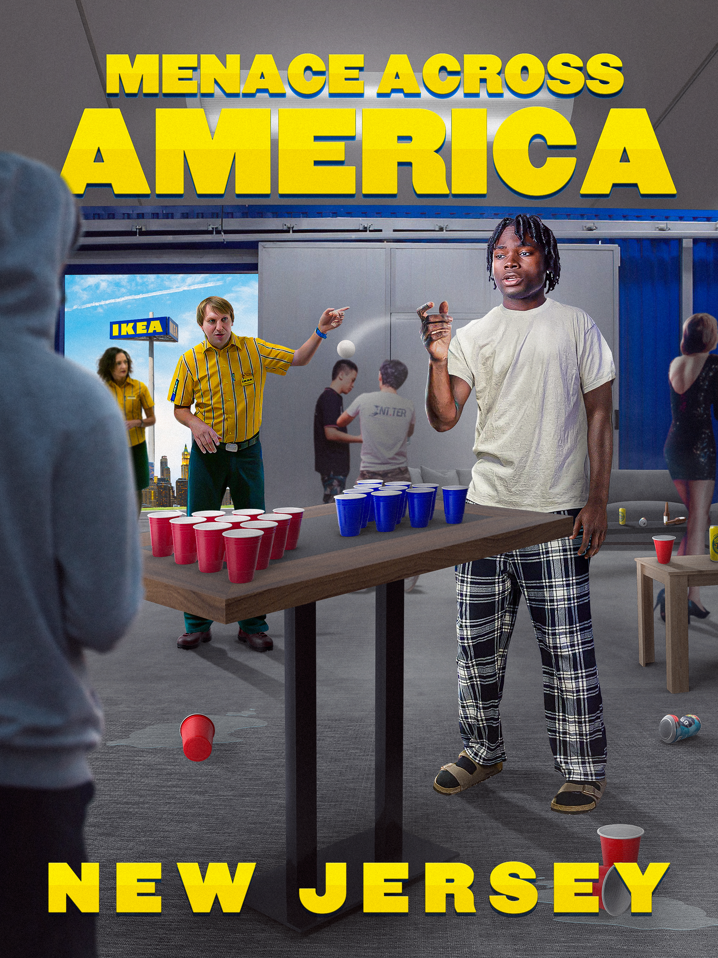 Menace Across America New Jersey Poster