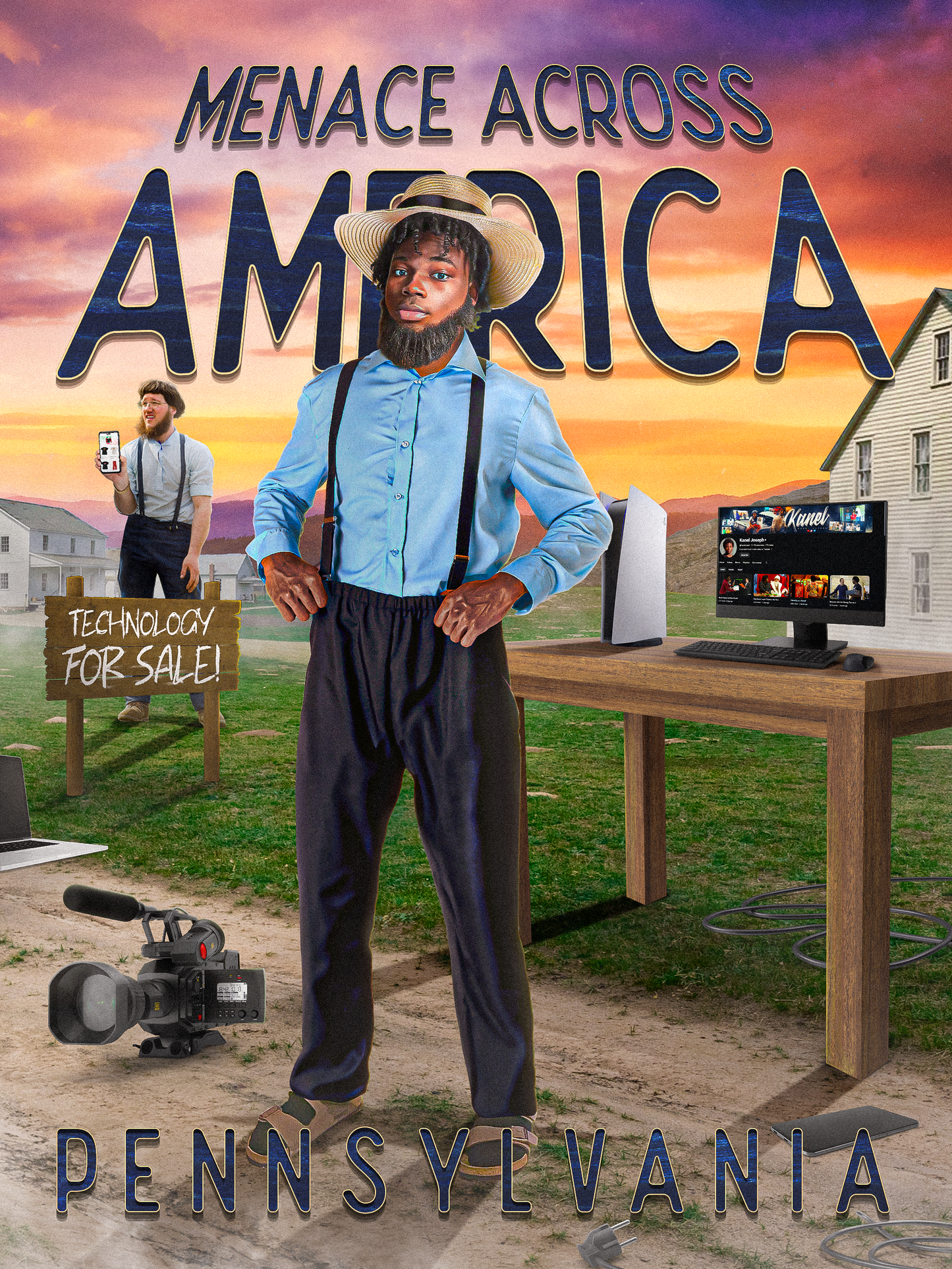 Menace Across America Pennsylvania Poster