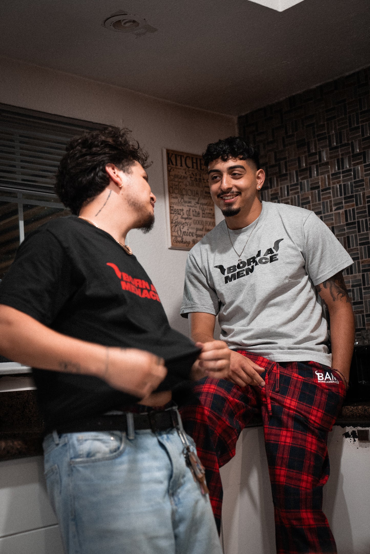 BAM Biker Horn Grey Tee