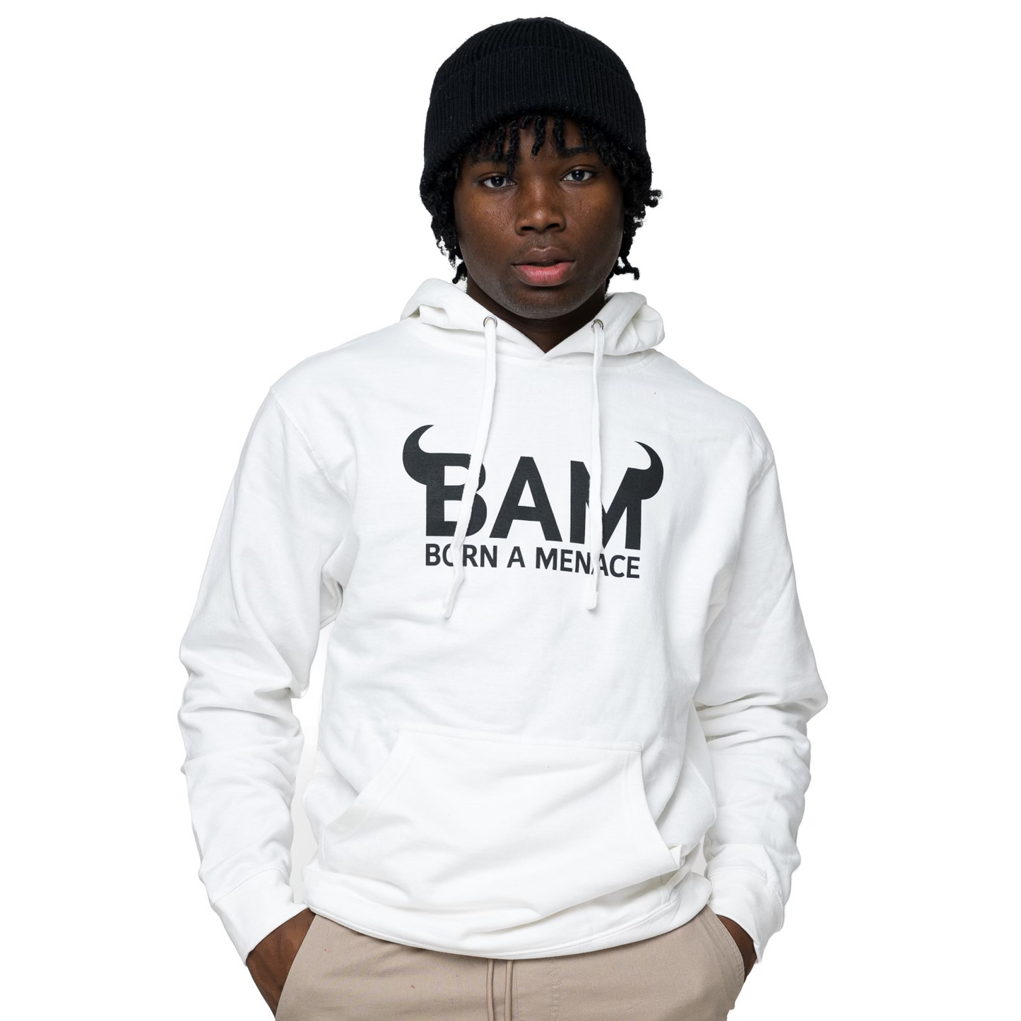 BAM White Hoodie