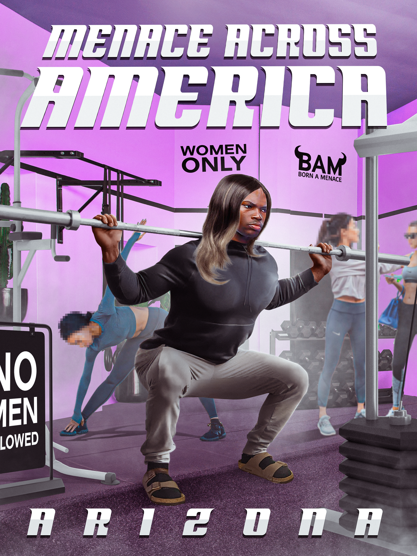 Menace Across America Arizona Poster