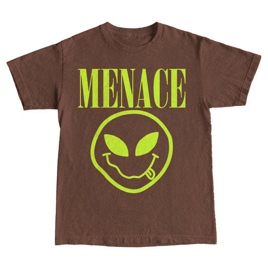 Smiley Menace T-shirt (Brown)