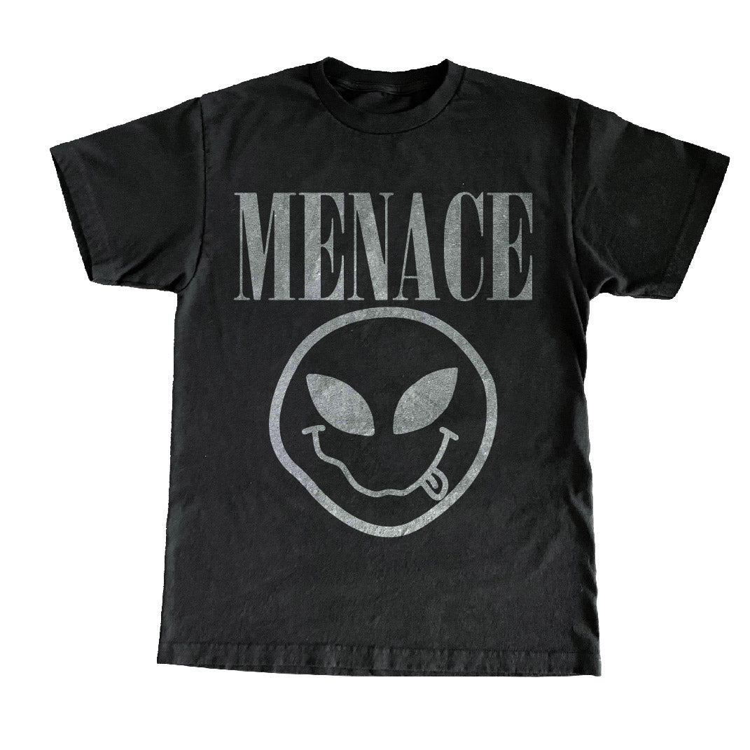 Smiley Menace T-shirt (Black)