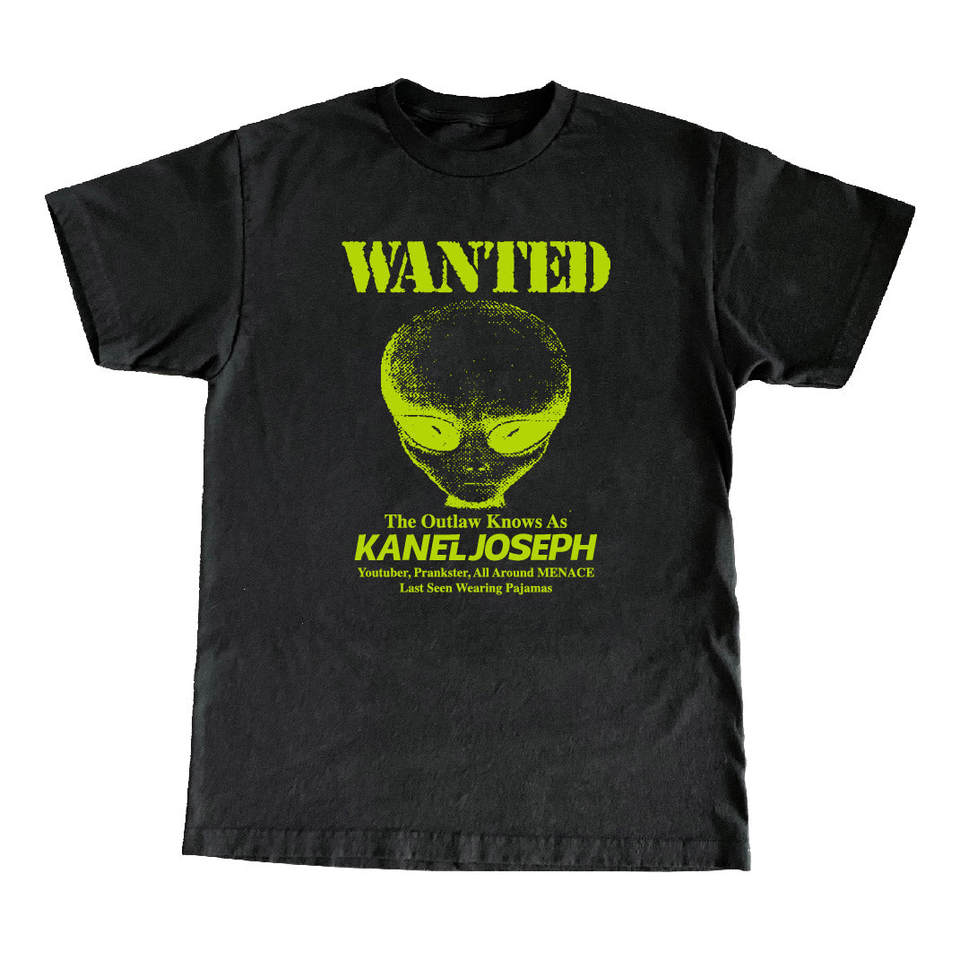 Wanted Alien T-shirt (Black)