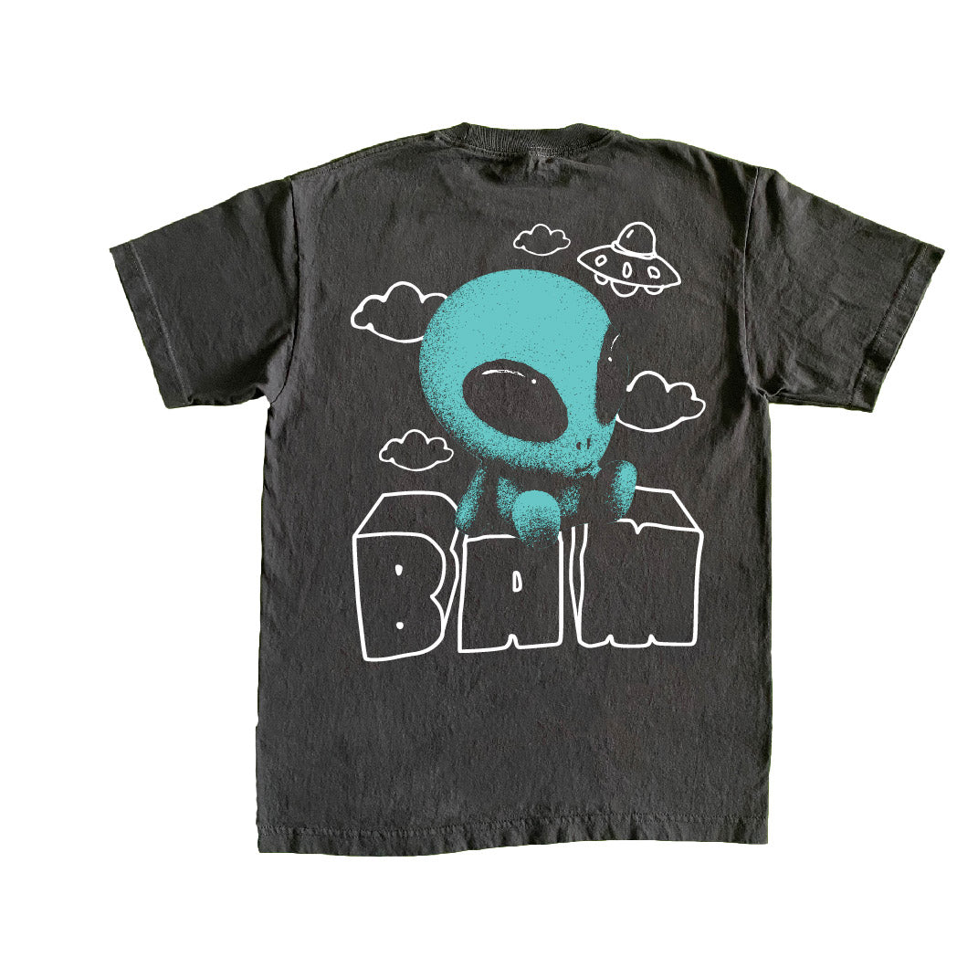 Baby Alien Menace T-shirt (Black)