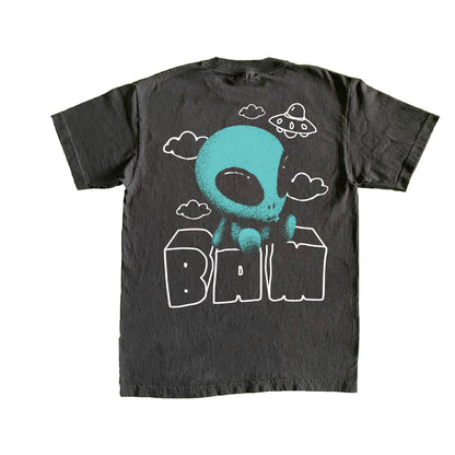 Baby Alien Menace T-shirt (Black)