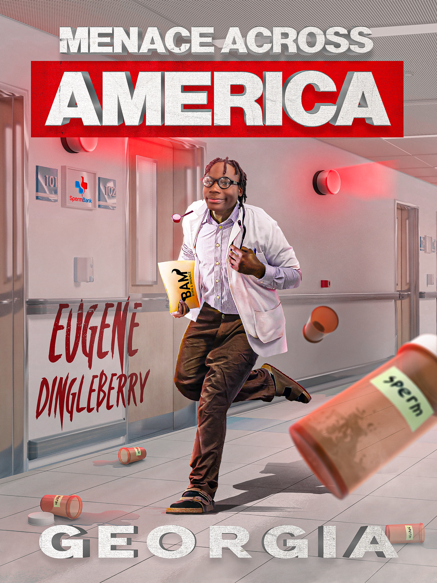Menace Across America Georgia Poster