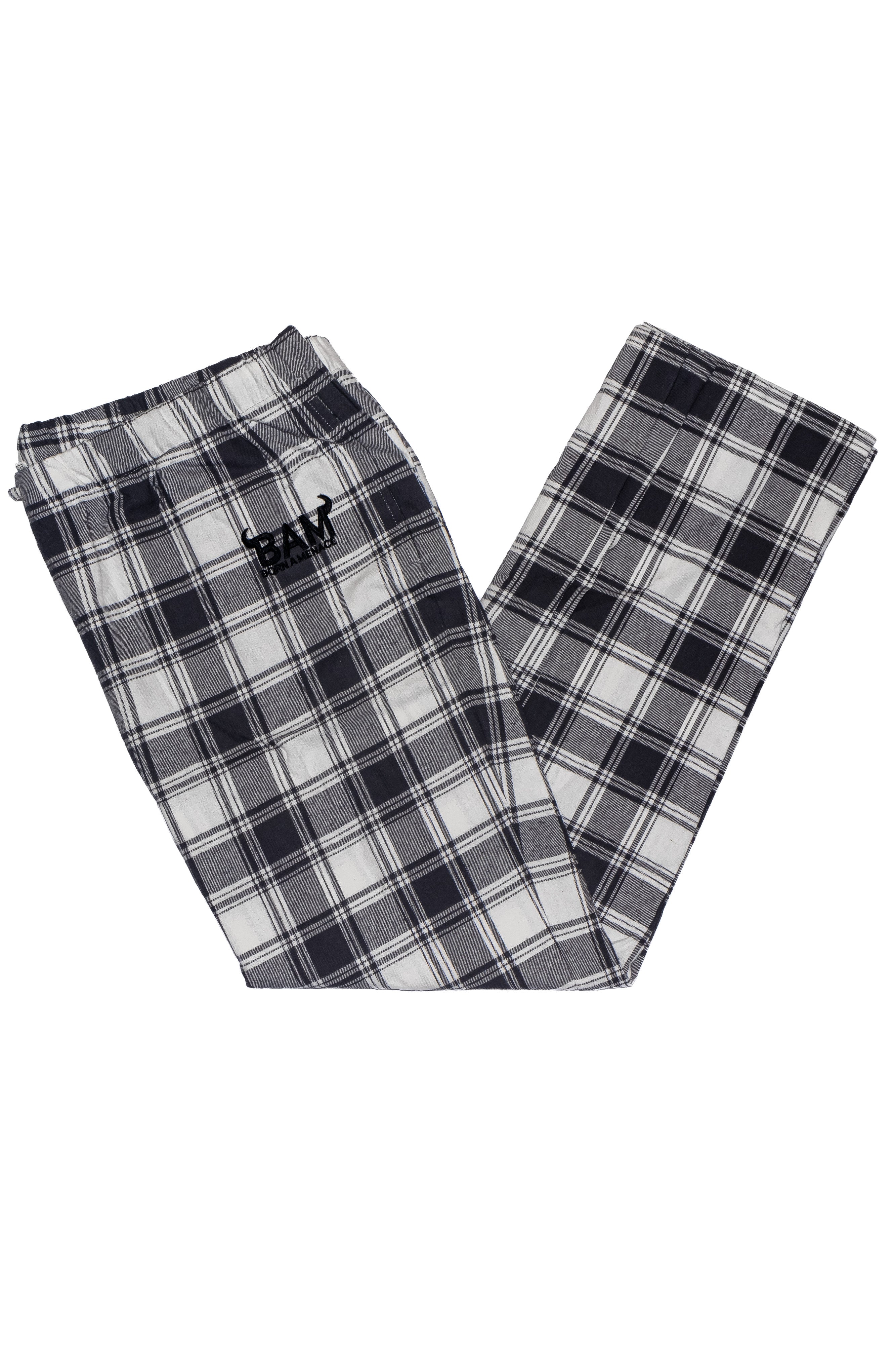 Black and white pajama pants hot sale