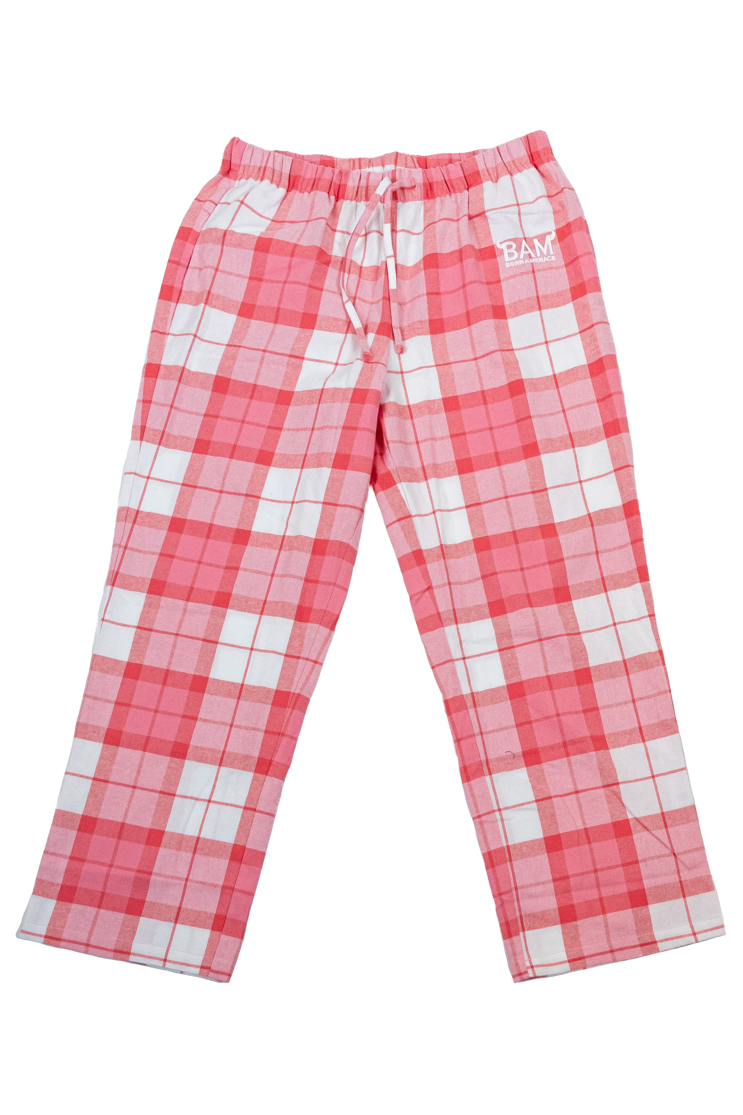 Born A Menace Pink/White Pajamas